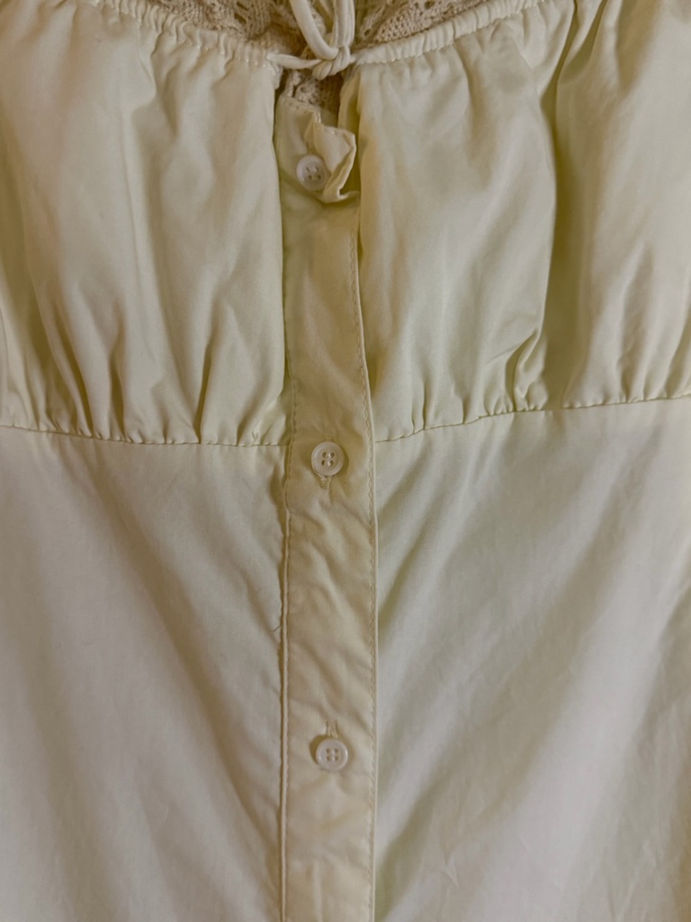NWT Cider Cream Cotton Cottagecore Milkmaid Lace Trim Midi Dress 2XL - Picture 4 of 9